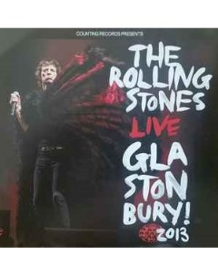 ROLLING STONES GLASTONBURY 2013 WITH MICK TAYLOR LTD 500 COL NUMB Red tongue