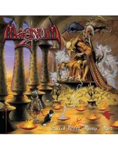 MAGNUM Sacred Blood Divine Lies Red Yellow Vinyl incl CD Steamhammer europe