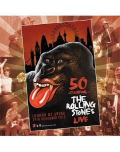 ROLLING STONES LONDON 29 11 2012 LTD 500 COL NUMB Red tongue