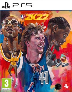 Игра NBA 22 75th Anniversary Edition PlayStation 5 полностью на иностранном языке 2к
