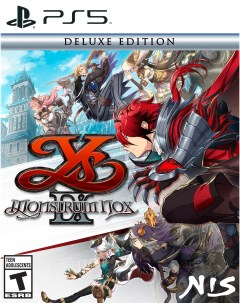 Игра Ys IX Monstrum Nox Deluxe Edition PlayStation 5 полностью на иностранном языке Nippon ichi software