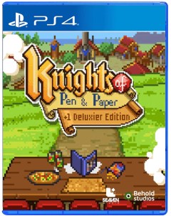Игра Knights of Pen Paper 1 Deluxier Edition PS4 полностью на иностранном языке Strictly limited games