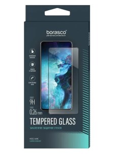 Защитное стекло Tempered Glass для Poco F5 Full Glue Black Borasco