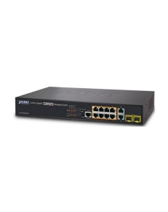 Коммутатор IPv4 IPv6 8 Port Managed 802 3at POE Gigabit Ethernet Switch 2 Port Planet