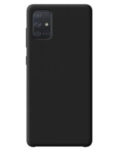 Чехол накладка Liquid Silicone для Samsung Galaxy A31 A315 Black арт 87675 Deppa