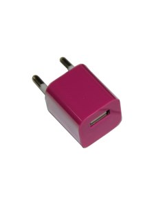 Сетевое зарядное устройство T3 500 USB 2 0 Type A 1 А фиолетовый Promise mobile