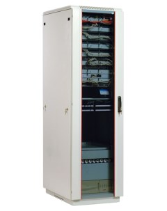 Шкаф телекоммуникационный напольный 33U 600x800 дверь стекло ШТК М 33 6 8 1AAA 3 Цмо