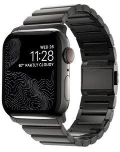 Ремешок Steel Band v2 для Apple Watch Series SE 6 2 3 4 42 44 mm Grey Nomad