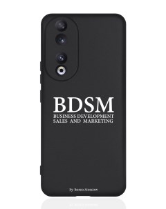 Чехол для Honor 90 Pro BDSM business development sales and marketing черный Borzo.moscow