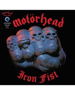 Motorhead Iron Fist 40th Anniversary Blue Black Swirl Vinyl LP Bmg
