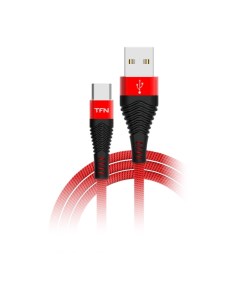Кабель Forza USB Type C 1 0 m красный Tfn