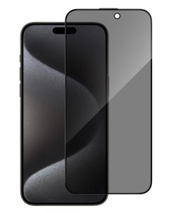 Защитное стекло для iPhone 15 Pro приватное Black Blueo
