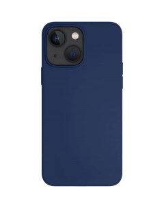 Чехол Liquid Silicone MagSafe для iPhone 14 темно синий Vlp