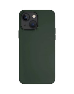 Чехол Liquid Silicone MagSafe для iPhone 14 темно зеленый Vlp
