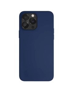 Чехол Liquid Silicone MagSafe для iPhone 14 Pro темно синий Vlp
