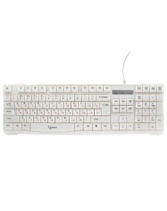 Проводная клавиатура KB 8320U BL White Gembird