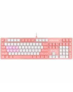 Проводная игровая клавиатура Bloody B800 Pink White A4tech