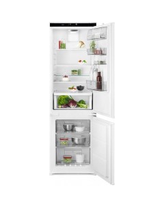 Встраиваемый холодильник SCB818E8TS белый Aeg