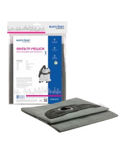 EUR 5215 Фильтр мешок Euroclean многоразовый с текстильной застежкой для пылесоса Euroclean professional