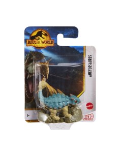 Фигурка динозавра Mattel MICRO COLLECTION ANKYLOSAURUS 4 см GXB08 HGL48 Jurassic world