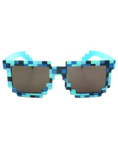 Очки пиксельные солнечные Minecraft синий Toypost