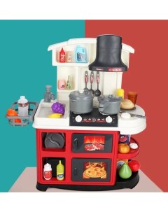 Детская кухня с паром и водой 52 детали 61 см S+s toys
