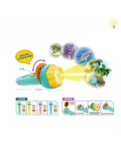 Проектор детский свет звук эл пит АG13х3 вх в компл 1 шт в ассортименте Наша игрушка
