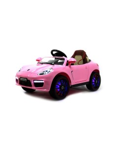 Детский электромобиль A444AA розовый кожа EVA Rivertoys
