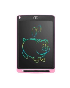 Графический планшет для рисования с LCD экраном 12 розовый 00661 Nobrand