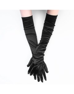 Карнавальные перчатки цвет черный длинные Страна карнавалия
