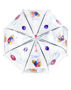 Зонт детский прозрачный купол мишки Nobrand