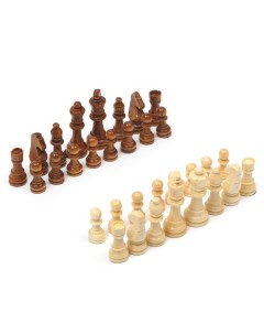 Фигуры шахматные король h 9 см пешка h 4 см 536158 Кнр