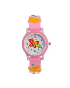 Часы наручные детские Бабочки d 3 см ремешок 19 4 см Nobrand