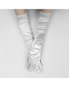 Карнавальные перчатки цвет белый длинные Страна карнавалия