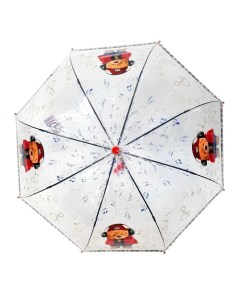 Зонт детский прозрачный купол мишка Nobrand