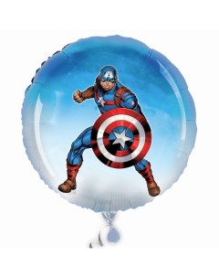 Шар фольгированный Капитан Америка Мстители Marvel