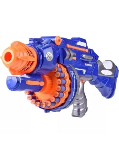 Бластер пулемет автоматический c 40 мягкими пулями Lefan toys