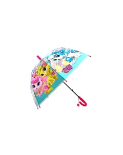Зонт трость детский C 512 Королевские питомцы розовый 11439 Galaxy