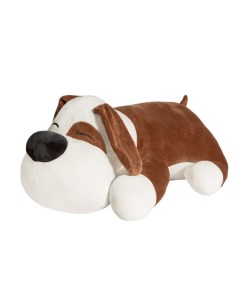 Мягкая игрушка собака с пледом 60 см 300523 5 1 60 коричневый Maxitoys