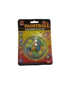 Пульки для пейнтбола 12 мм разноцветные 50 шт игрушка Synergy trading