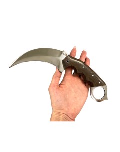 Нож Керамбит 1 кованая Х12МФ венге Мастерская сковородихина