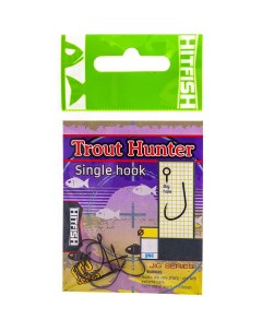 Крючки форелевые TROUT HUNTER Single Hook 06 7 шт уп Hitfish