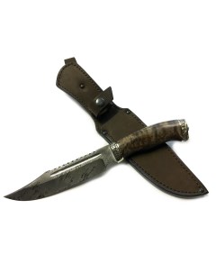 Нож Рэкс сталь D2 стабилизированная карельская береза Фурсач