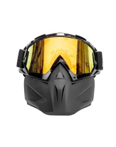 Горнолыжная маска HS MT 003 2020 черный желтый Helios