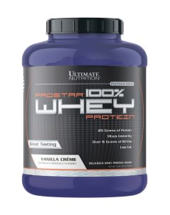 Протеин Prostar Whey 2390 гр Vanilla Creme Ultimate nutrition