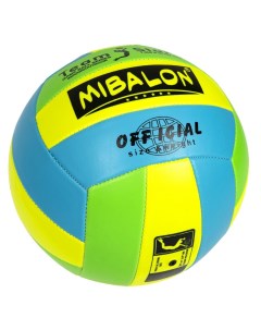 Мяч волейбольный PVC 225г 1 слой размер 5 Mibalon
