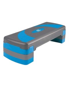 Степ платформа 1810LW 3 уровня серая синяя Lite weights