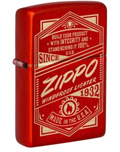 Зажигалка Classic Metallic Red 48620 Zippo