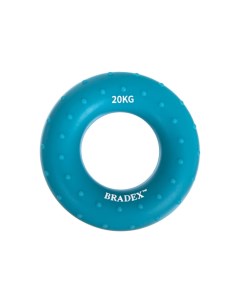 Кистевой эспандер 20 кг круглый массажный синий SF 0570 Bradex