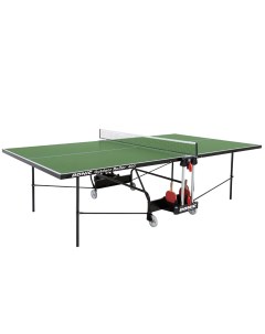 Теннисный стол Outdoor Roller 400 зеленый с сеткой Donic